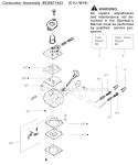 Part Location Diagram of 530071517 Husqvarna Kit-Carburetor Repair